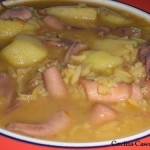 Chipirones con arroz y patatas