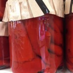 Cómo preparar pimientos rojos asados y mantenerlos en conserva