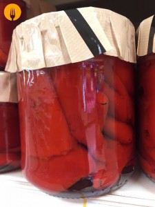 Cómo preparar pimientos rojos asados y mantenerlos en conserva