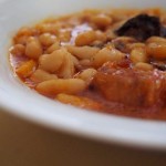 Judías Blancas con chorizo