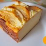 Tarta de Queso con Manzana. Receta fácil