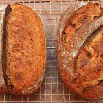 Pan de centeno y trigo con masa madre