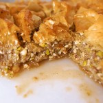 Baklava de pistachos. Pastel Turco