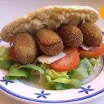 Falafel con garbanzos. Recetas árabes