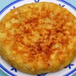 Tortilla de patatas sin huevo