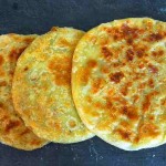 Aloo paratha (pan frito relleno)