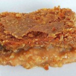 Manzanas asadas con costra de avena