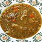 Lentejas con Setas sin chorizo