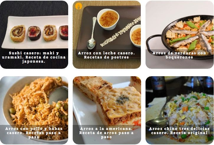 Recetas con arroz fáciles