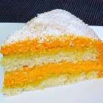 Tarta de zanahoria y coco