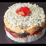 Timbal de quinoa con verduras