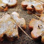 Galletas de fruta confitada y pasas