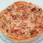 Quiche de coliflor y brócoli