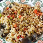 Arroz con guisantes