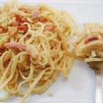 Pasta carbonara sin nata, receta original