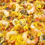 Arroz con almejas y gambas