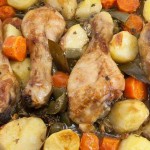 Muslos de pollo al horno