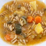 Sopa Minestrone. Receta Italiana