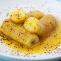 Plátanos o Bananas flambeadas