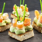 Canapés de gambas