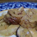 Secreto al Horno con Boletus y Bacon