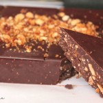 Turrón casero de chocolate y praliné de avellanas