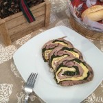 Carne rellena de espinacas