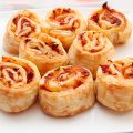 Pizza rolls hawaianos