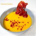 crema calabaza con curry
