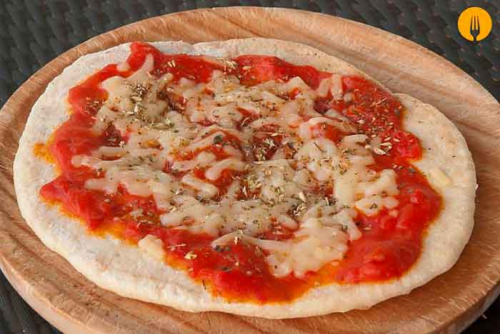 Masa Pizza sin horno, a la Plancha - Recetas Cocina