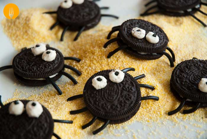 Arañas de Galleta Oreo. Receta de Halloween - Recetas de Cocina Casera