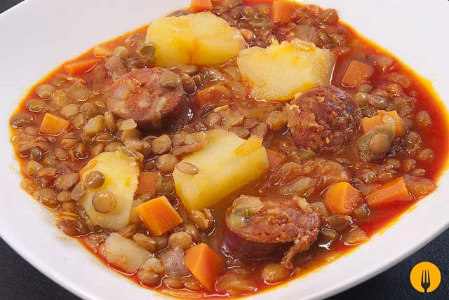Lentejas con chorizo