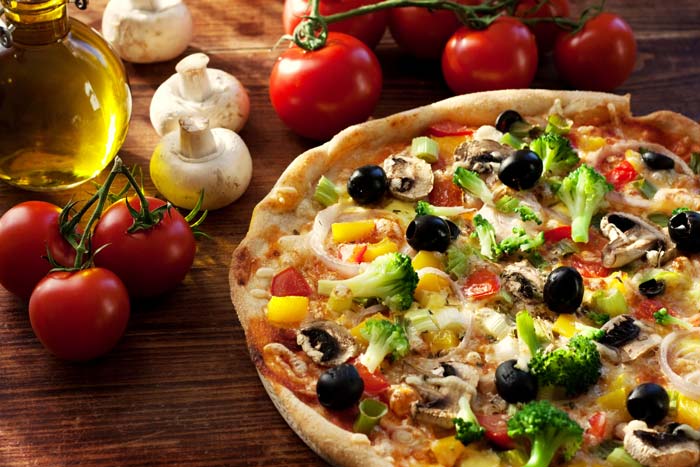 Pizza vegetal