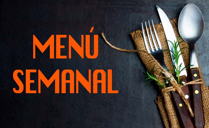 Menú Semanal del 18 al 24 de Septiembre con Vídeos