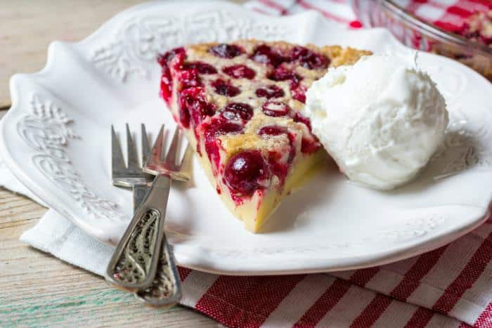 Receta de tarta de cerezas al estilo francés o clafoutis