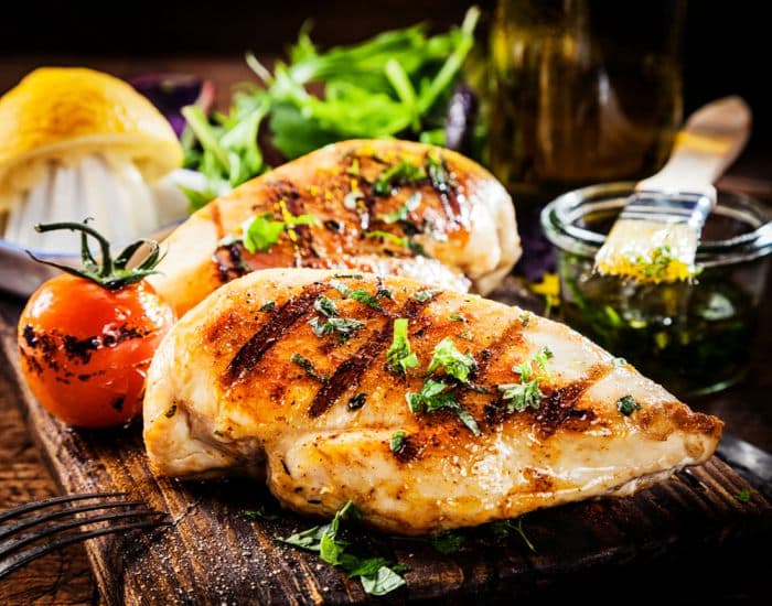 pollo a la parrilla -Cenas ligeras y fáciles de preparar