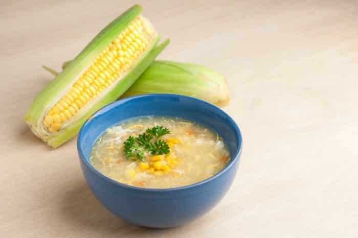 Receta de sopa de maíz y pollo al estilo chino
