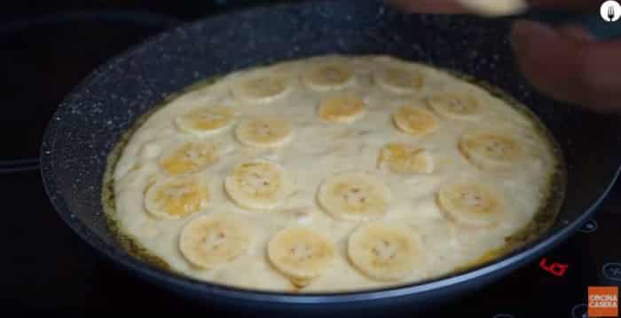 Cocinar banana pancakes