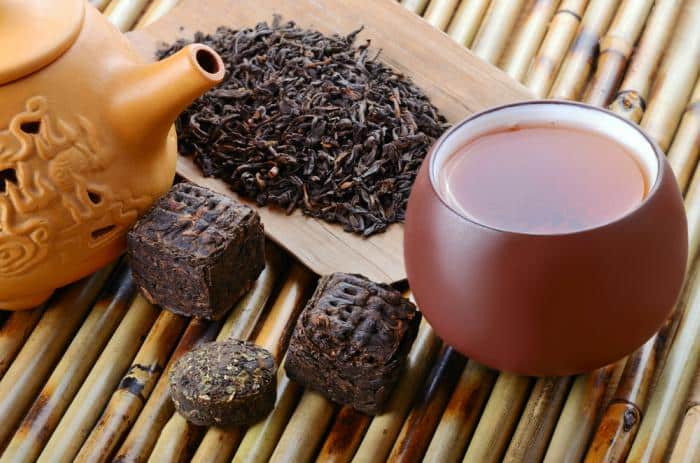 7 propiedades del té rojo o Pu-erh