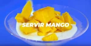postre de mango y chia