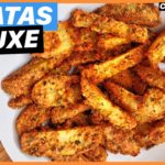 Patatas deluxe rebozadas al horno