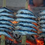 Espeto de sardinas. Receta de Málaga