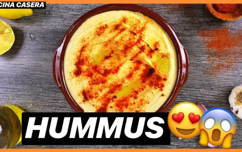 Hummus casero. Receta saludable