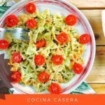 Salsa de Aguacate para Pasta. Receta saludable