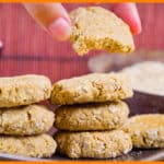 Galletas de Avena sin Azúcar Blanco. Postre saludable