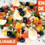 Ensalada de Alubias o Judías. Super nutritiva