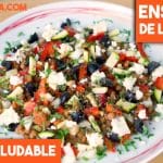 Ensalada de Lentejas llena de hierro