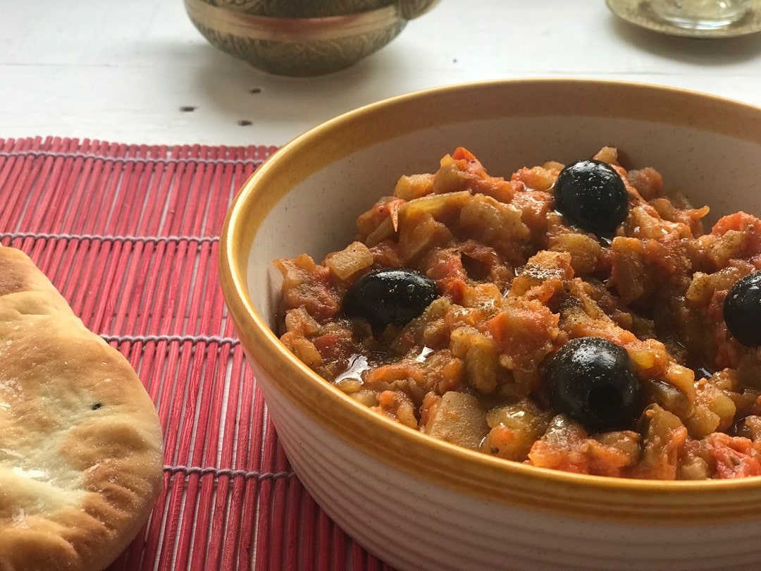 Pisto de Berenjena marroquí o Zaalouk - Cocina Casera