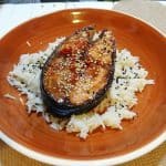 Filete de salmón con salsa teriyaki