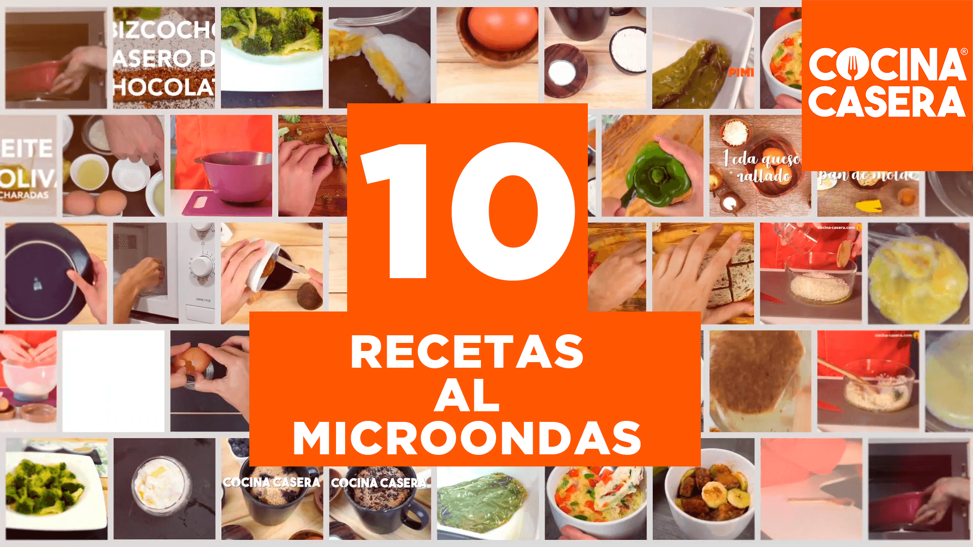 10 recetas al Microondas. Rápidas y fáciles